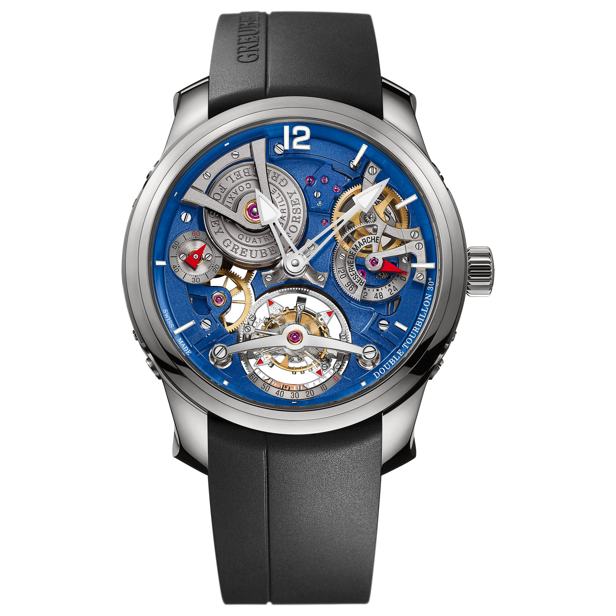 Greubel Forsey Double Tourbillon Technique Blue replica watch